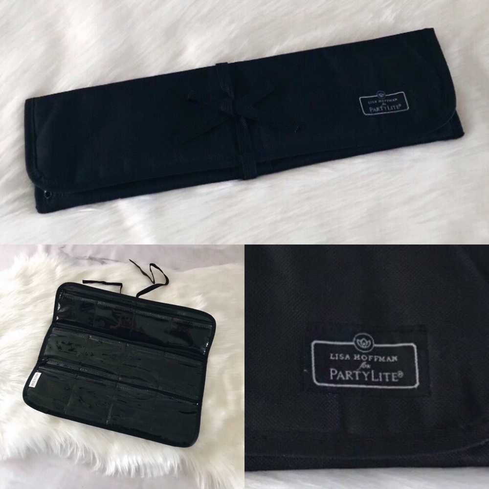 ✨HP✨ Lisa Hoffman PartyLite Jewelry Travel Organizer Bag